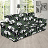 Panda Bamboo Pattern Print Sofa Covers-grizzshop