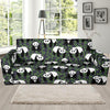 Panda Bamboo Pattern Print Sofa Covers-grizzshop