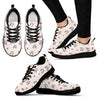 Panda Fruit Pattern Print Black Sneaker Shoes For Men Women-grizzshop