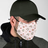 Panda Fruit Pattern Print Face Mask-grizzshop