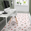 Panda Fruit Pattern Print Floor Mat-grizzshop