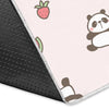 Panda Fruit Pattern Print Floor Mat-grizzshop