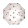 Panda Fruit Pattern Print Foldable Umbrella-grizzshop