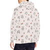 Panda Fruit Pattern Print Men Pullover Hoodie-grizzshop