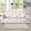 Panda Fruit Pattern Print Sofa Covers-grizzshop