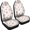 Panda Fruit Pattern Print Universal Fit Car Seat Cover-grizzshop