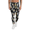 Panda Gangster Gang Print Pattern Men's Leggings-grizzshop