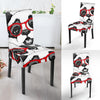 Panda Red Glasses Pattern Print Chair Cover-grizzshop