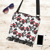 Panda Red Glasses Pattern Print Crossbody Bags-grizzshop