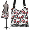 Panda Red Glasses Pattern Print Crossbody Bags-grizzshop