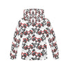 Panda Red Glasses Pattern Print Men Pullover Hoodie-grizzshop