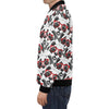 Panda Red Glasses Pattern Print Men's Bomber Jacket-grizzshop