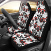 Panda Red Glasses Pattern Print Universal Fit Car Seat Cover-grizzshop