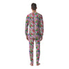 Paradise Flower Bird Print Pattern Men's Pajamas-grizzshop