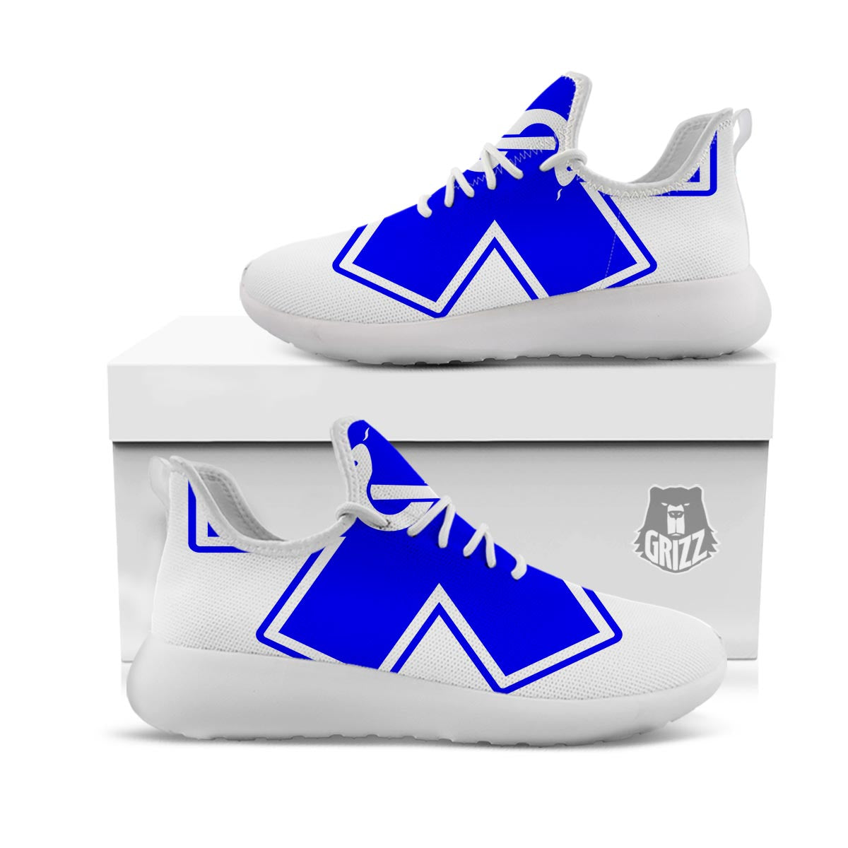 Paramedic Symbol The Star Of Life Print White Athletic Shoes-grizzshop