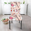 Paris Dog Pattern Print Chair Cover-grizzshop