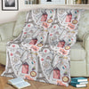 Paris France Pattern Print Blanket-grizzshop