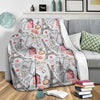 Paris France Pattern Print Blanket-grizzshop