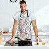 Paris France Pattern Print Men's Apron-grizzshop