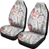 Paris France Pattern Print Universal Fit Car Seat Covers-grizzshop