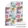 Paris France Print Pattern Blanket-grizzshop