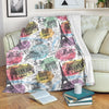 Paris France Print Pattern Blanket-grizzshop