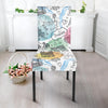 Paris France Print Pattern Chair Cover-grizzshop