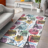 Paris France Print Pattern Floor Mat-grizzshop