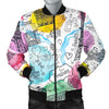 Paris France Print Pattern Men's Bomber Jacket-grizzshop