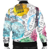 Paris France Print Pattern Men's Bomber Jacket-grizzshop