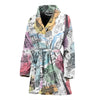 Paris France Print Pattern Women Long Robe-grizzshop