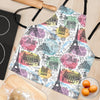 Paris France Print Pattern Women's Apron-grizzshop