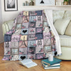 Paris Pattern Print Blanket-grizzshop