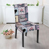 Paris Pattern Print Chair Cover-grizzshop