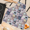 Paris Pattern Print Women's Apron-grizzshop