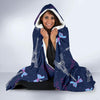 Load image into Gallery viewer, Paris Print Pattern Hooded Blanket-grizzshop