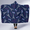 Paris Print Pattern Hooded Blanket-grizzshop