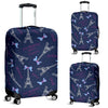 Paris Print Pattern Luggage Cover Protector-grizzshop