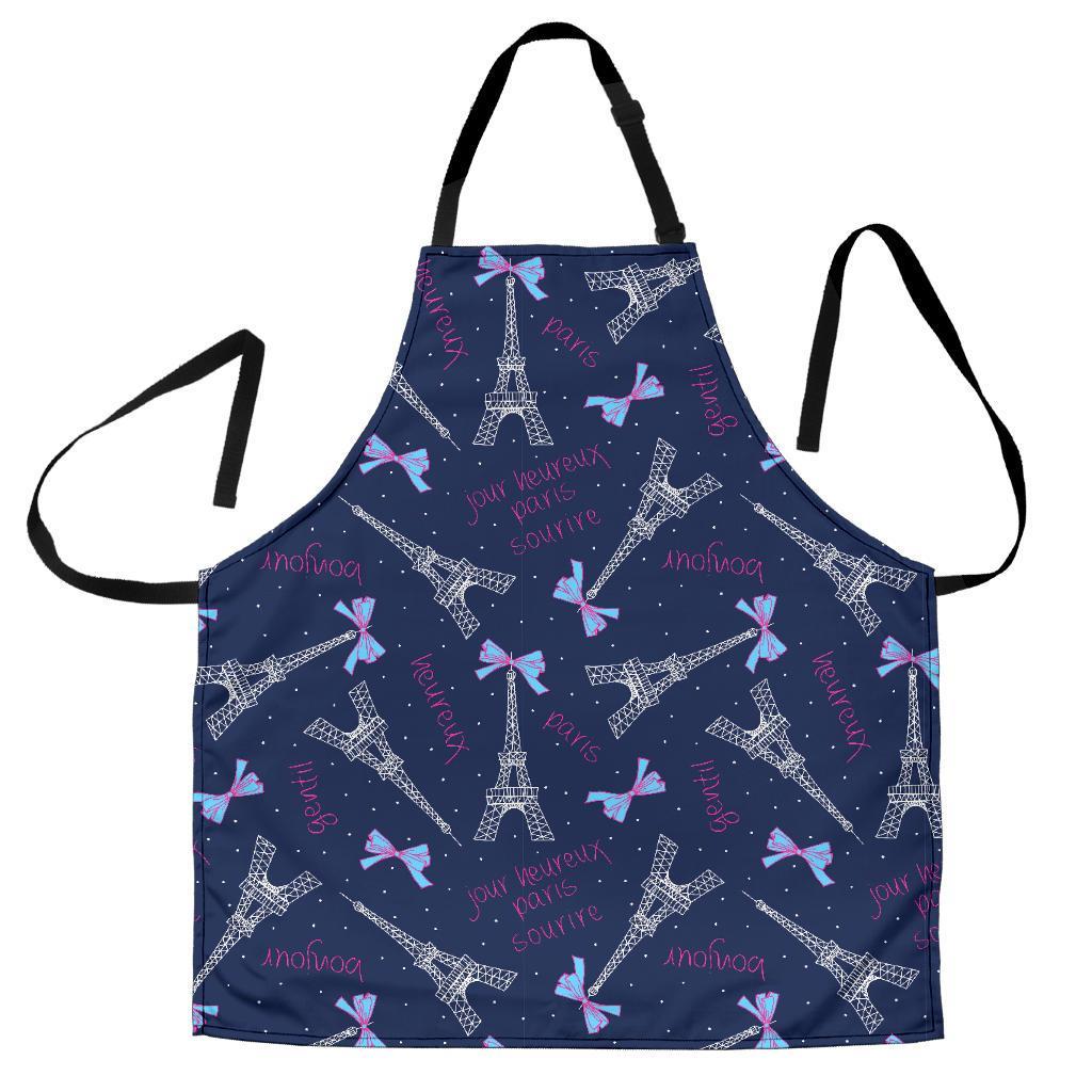 Paris Print Pattern Men's Apron-grizzshop