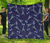 Paris Print Pattern Quilt-grizzshop