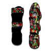 Parrot Hawaiian Tropical Print Pattern Muay Thai Shin Guards-grizzshop