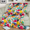 Parrot Pattern Print Blanket-grizzshop