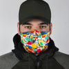 Parrot Pattern Print Face Mask-grizzshop