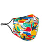 Parrot Pattern Print Face Mask-grizzshop