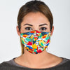 Parrot Pattern Print Face Mask-grizzshop