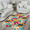 Parrot Pattern Print Floor Mat-grizzshop