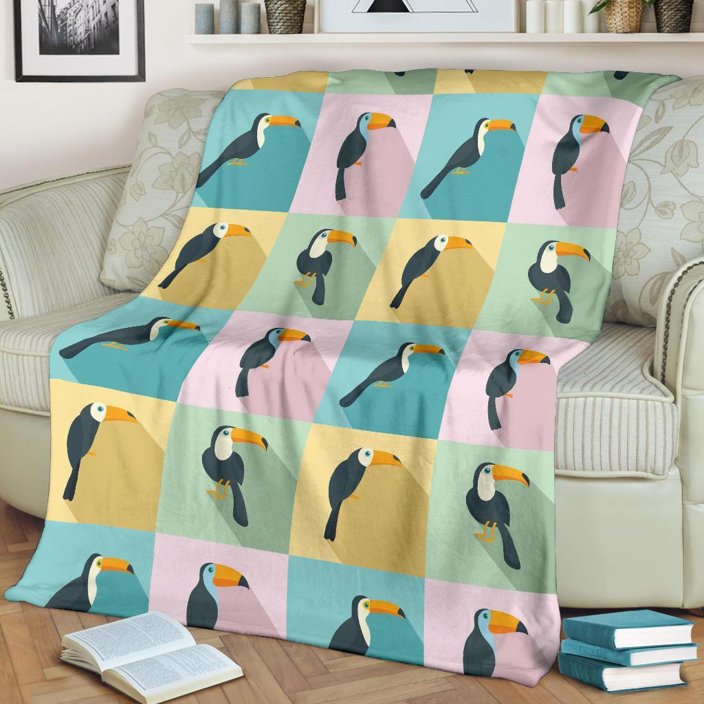 Parrot Print Pattern Blanket-grizzshop