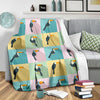 Parrot Print Pattern Blanket-grizzshop