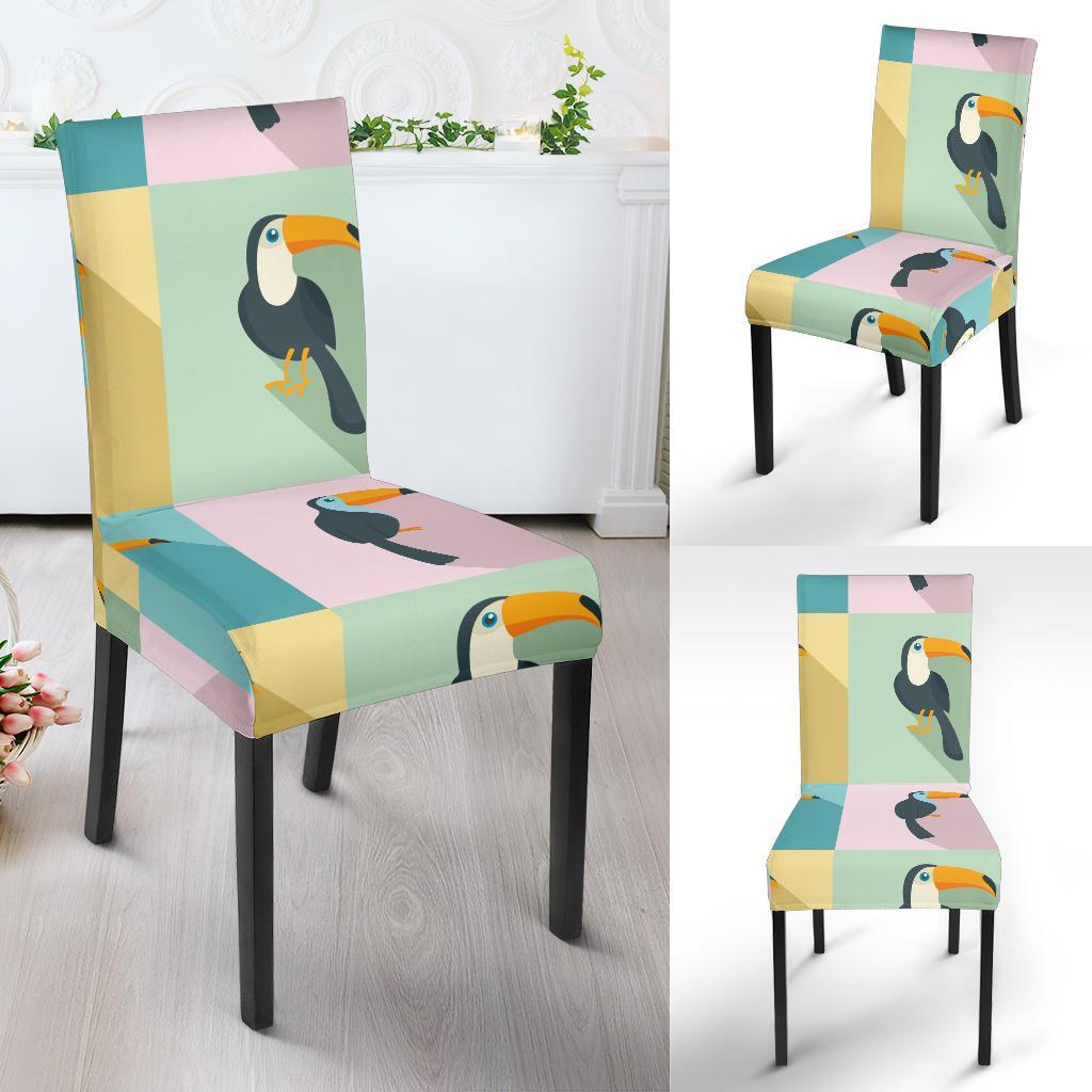 Parrot Print Pattern Chair Cover-grizzshop