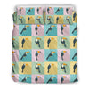 Parrot Print Pattern Duvet Cover Bedding Set-grizzshop